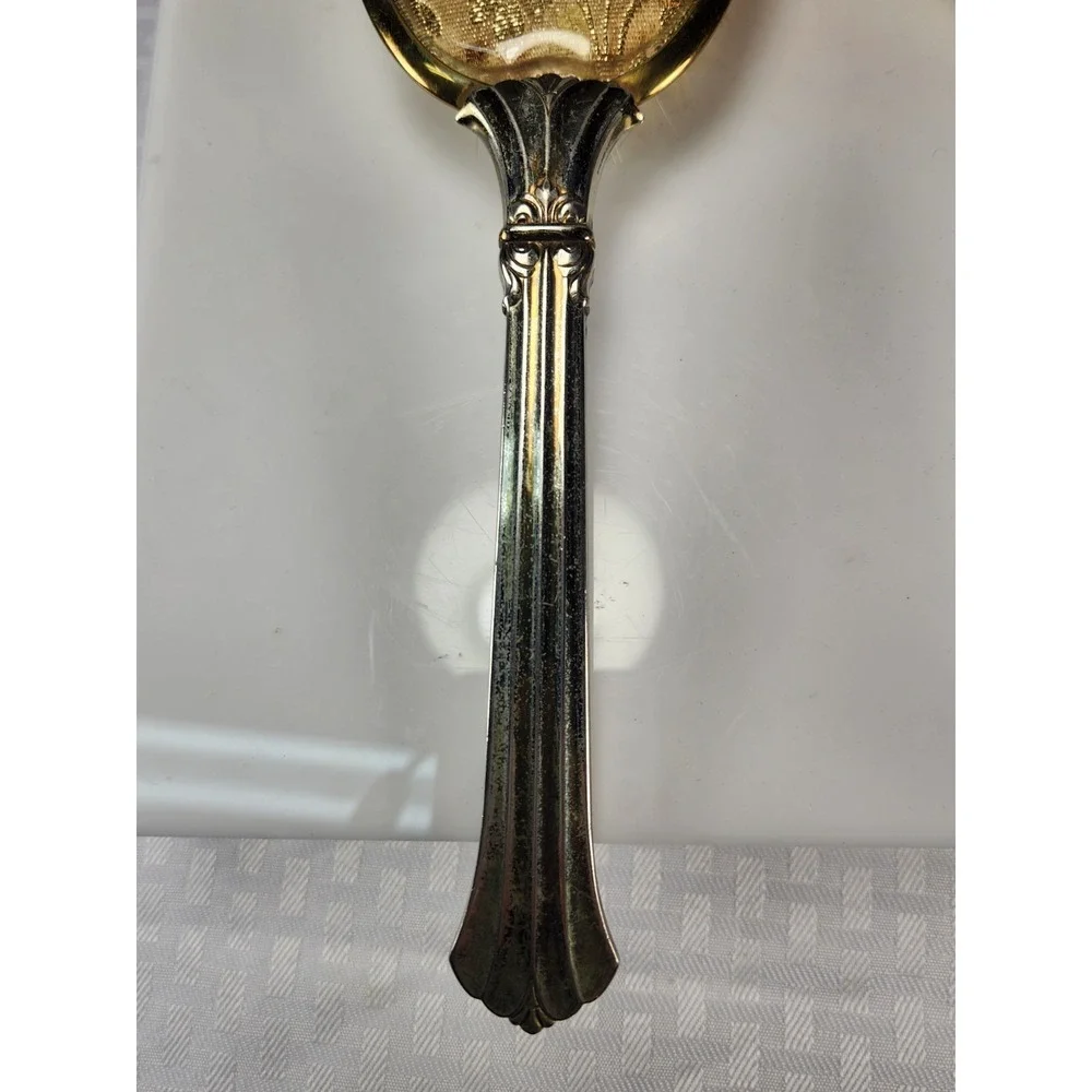 Vintage 2 Gold Tone  Vanity Brushes